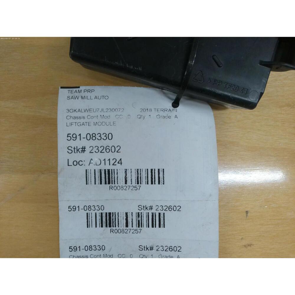 16-24 TERRAIN Rear Liftgate Trunk Door Control Module Unit BCM BCU Factory OEM - Picture 6 of 10